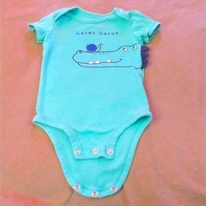 Shirt, sizes (6m), color green, brand Carter's